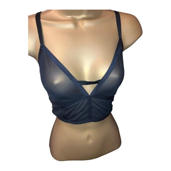 Black mesh audrey top - Picture 3 of 7